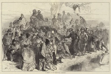Un croquis à la course de bateaux internationale